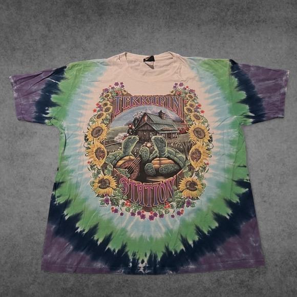 Liquid Blue Other - Vintage 1999 Liquid Blue Grateful Dead Terrapin Station Tie Dye Shirt Mens XL